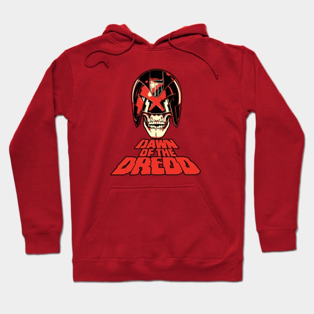 Dawn of the Dredd (Alt Print) Hoodie by Nerdology